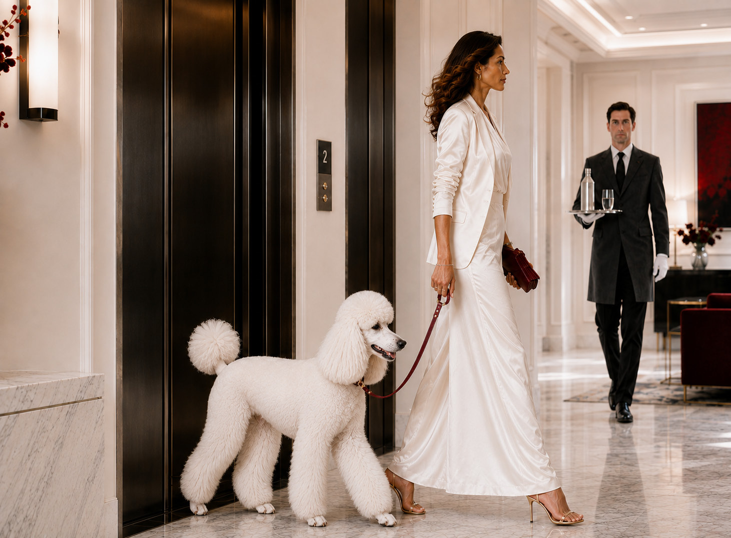 Private lobby and elevator at Dhuleva One50